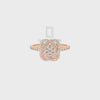 Moissanite Inner Power Rings for Women