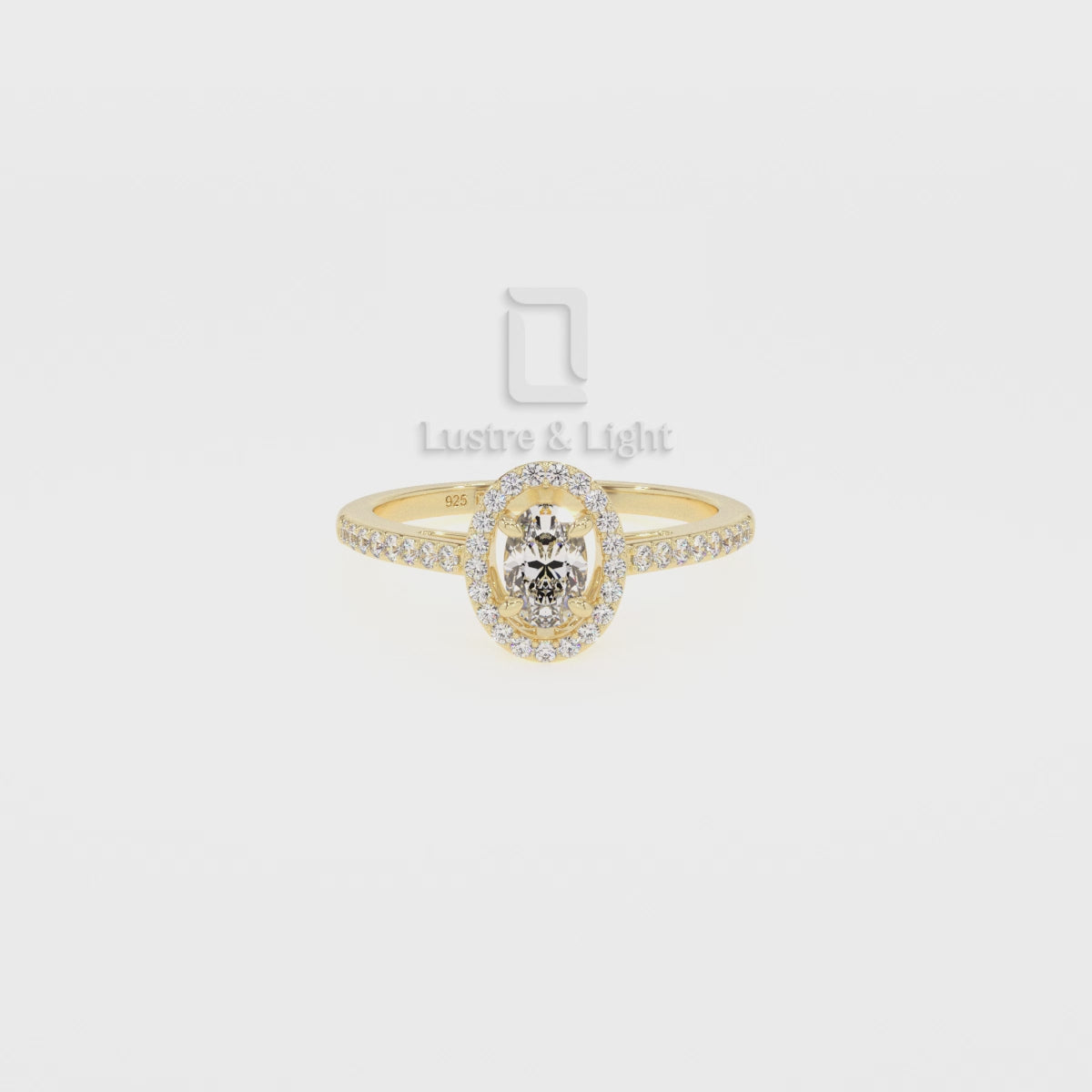 Moissanite Solitaire Halo Engagement Rings for Women