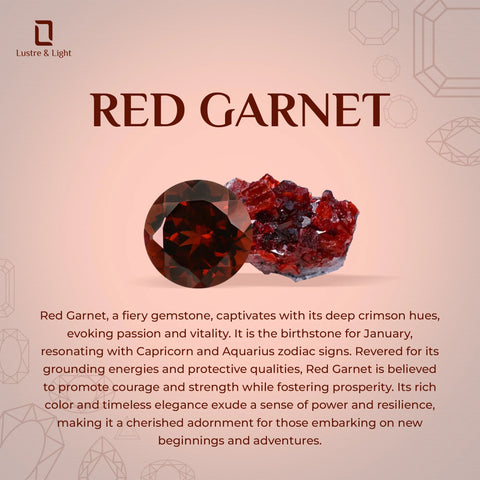 natural red-garnet rough shape twister bracelet