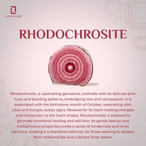 natural rhodochrosite rough shape bolo bracelet