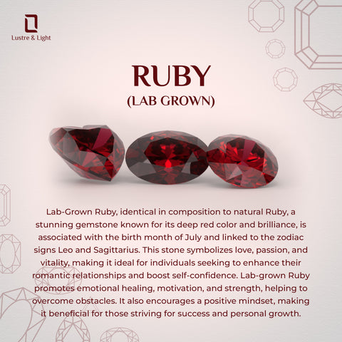 lab-grown ruby cushion halo solitaire engagement ring