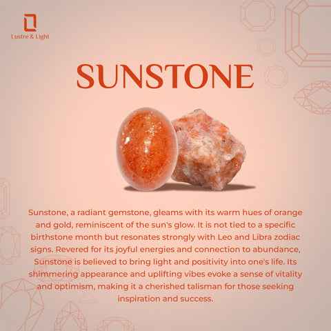 sunstone rough shape stackable bezel-set ring