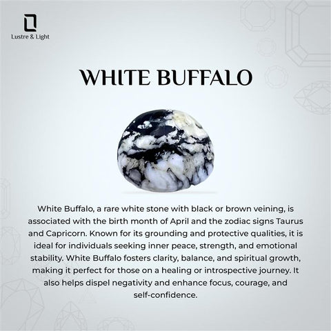 natural white buffalo marquise shape stud earrings